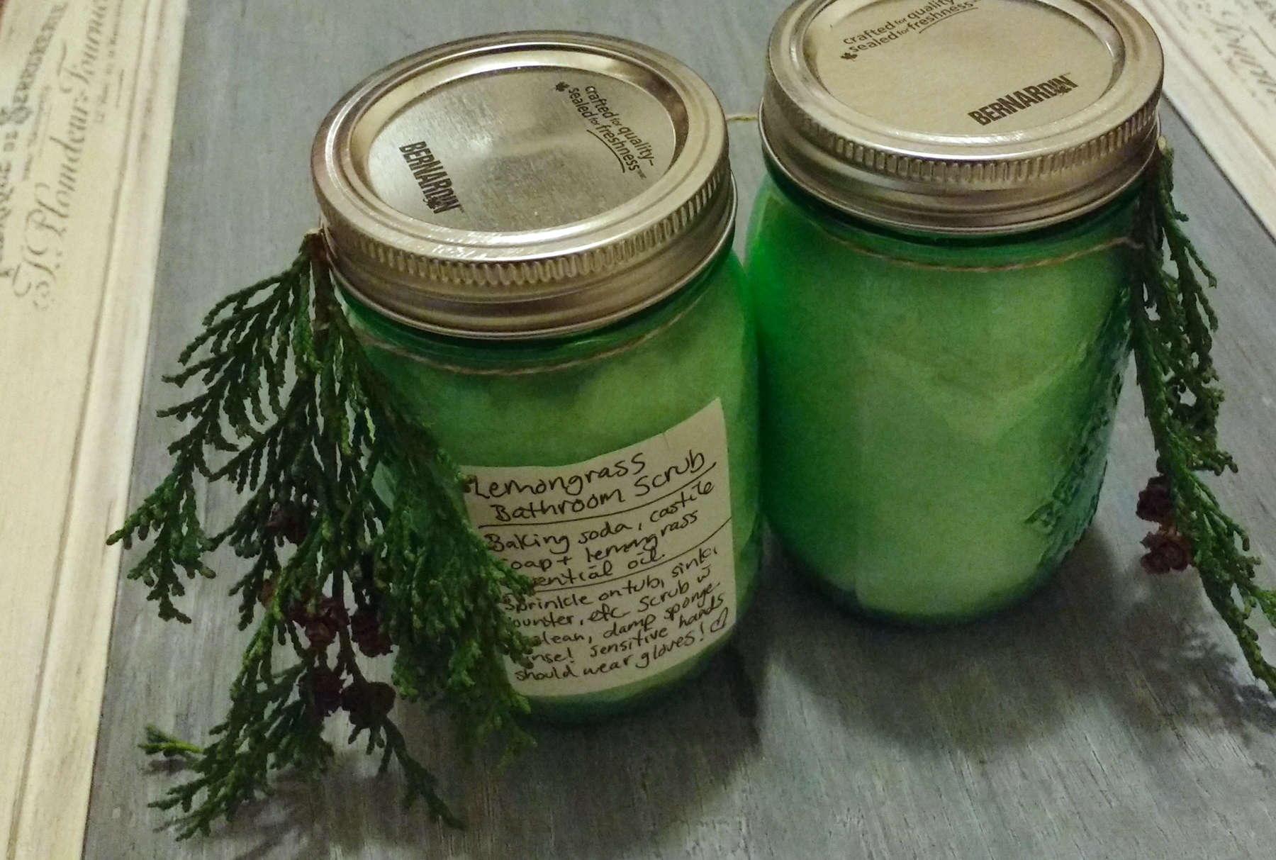 DIY Lemongrass Bathroom Scrub Easy Gift Idea! Whiffcraft Naturals