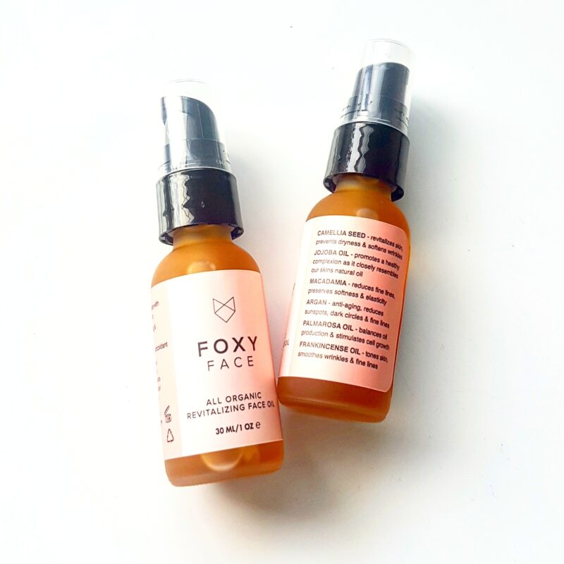 Foxy Face Oil whiffcraft canada