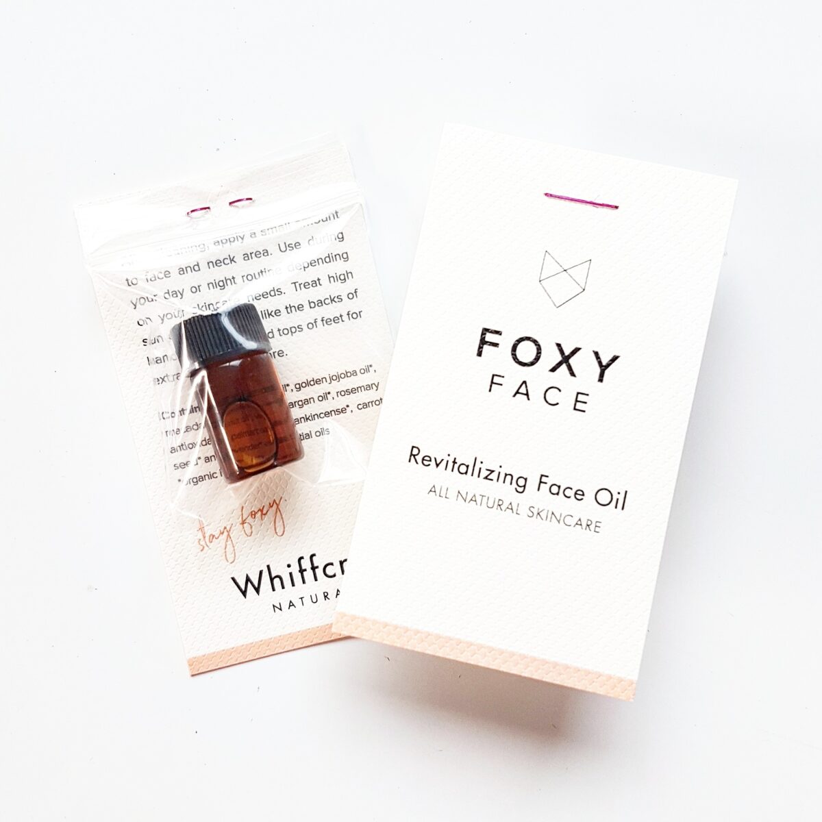 whiffcraft revitalizing face oil