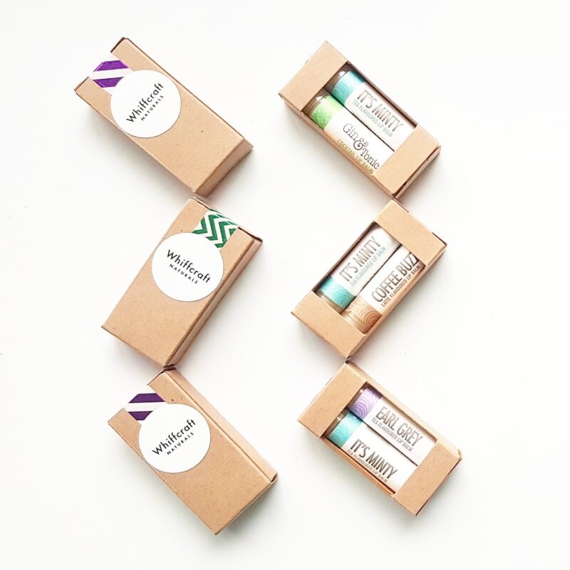 whiffcraft natural lip balm set